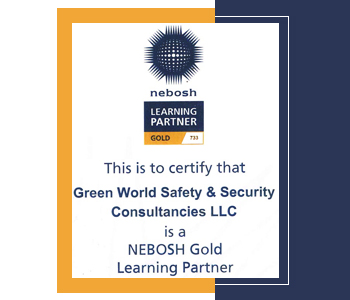 Nebosh Gold Learning Partner Certificate