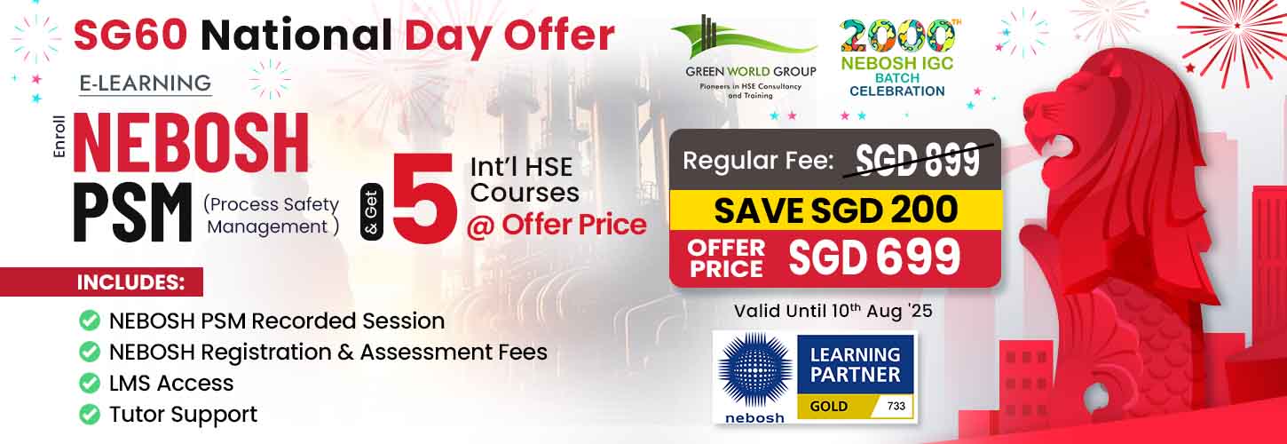 NEBOSH PSM Course in Singapore